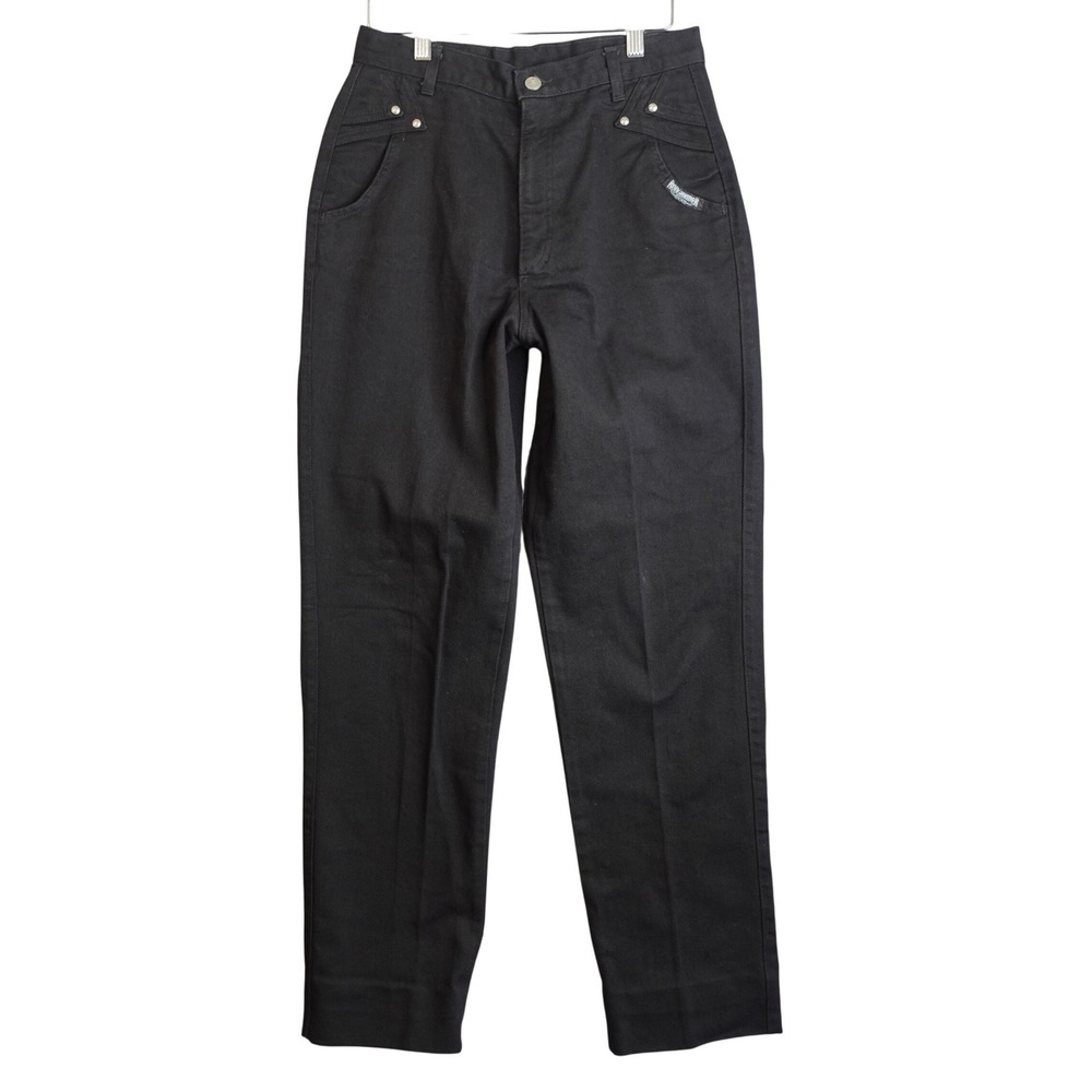 Vintage Roughrider by Circle T‎ High Rise Jeans Womens 9 Black Western Bareback